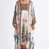 Rajdeep Ranawat Yolanda Multi-Color Geometric Print Kaftan