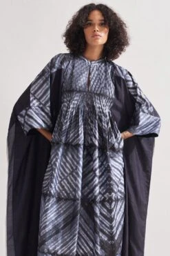 Amrich Black Shibori Handcrafted Eden Dress 14 Amrich Black Shibori Handcrafted Eden Dress -Deals Toggora Store 0404amr05 6
