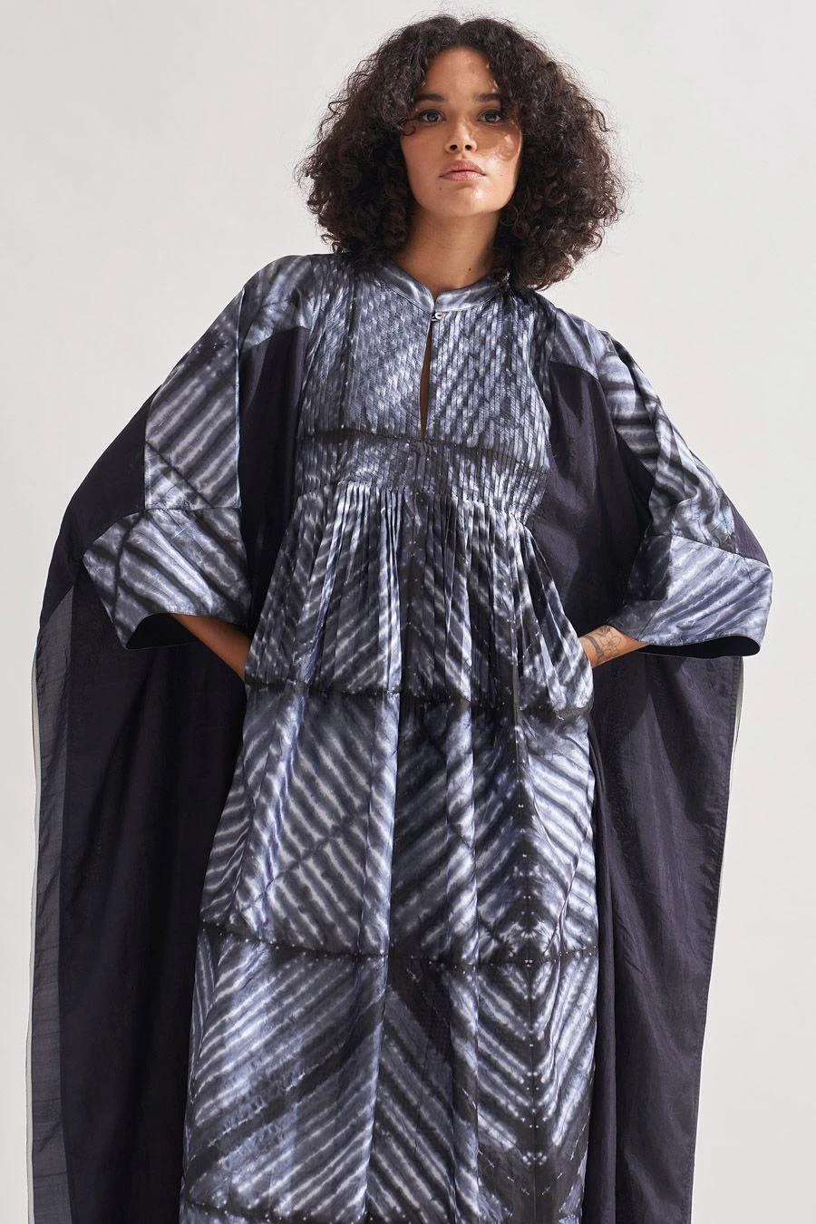 Amrich Black Shibori Handcrafted Eden Dress 8 Amrich Black Shibori Handcrafted Eden Dress - Image 6