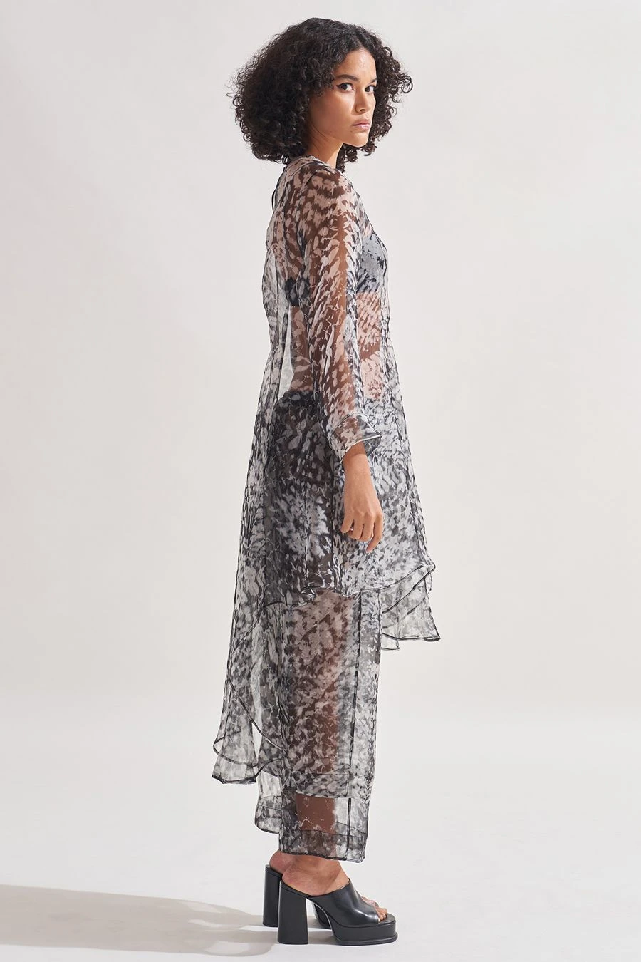 Amrich Black Linda Shibori Pants 5 Amrich Black Linda Shibori Pants - Image 3