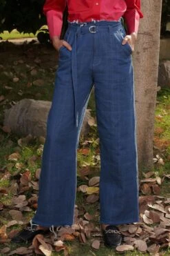 Ode To Odd Frangipani Blue Denim Pant 8 Ode To Odd Frangipani Blue Denim Pant -Deals Toggora Store 0702oo03 2