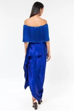 431-88 By Shweta Kapur Royal Blue Layered Skirt 9 431-88 By Shweta Kapur Royal Blue Layered Skirt -Deals Toggora Store 0702sk04 4
