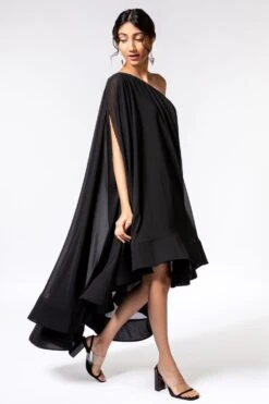 Gauri & Nainika Black One Shoulder Dress -Deals Toggora Store 112gn6 3