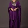 Prahnaaya Purple Hand Embroidered Kaftan Set -Deals Toggora Store 118prac13 1