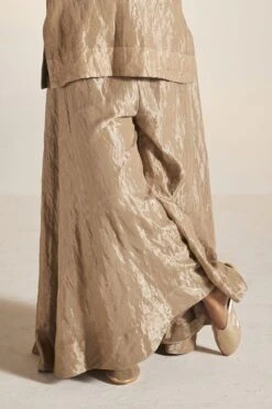 Shorshe Taupe Grey Handloom Tissue Gharara Set -Deals Toggora Store 1211sh16 5