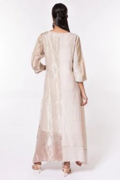 Bodhi Tree Ivory Half & Half Embroidered Kaftan Dress -Deals Toggora Store 124bt10 5
