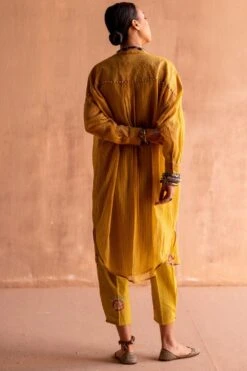 Swatti Kapoor Yellow Handblock Printed Pants -Deals Toggora Store 13623sk11 5