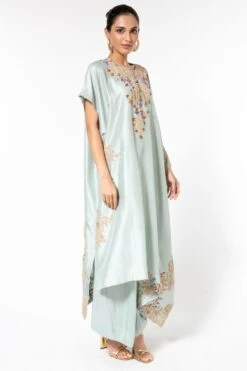 Anamika Khanna Blue Embellished Kaftan Set -Deals Toggora Store 1511ak3 3