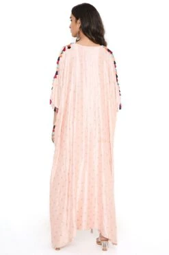 Payal Singhal Rose Pink Benarasi Silk Embroidered Kaftan Set -Deals Toggora Store 1511sp1 8