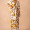 Inca Marble White Gulmohar Printed Knot Kaftan Tunic 2 Inca Marble White Gulmohar Printed Knot Kaftan Tunic -Deals Toggora Store 15124inca10 1