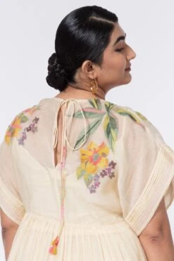 Half Full Curve Ivory Floral Mini Dress 11 Half Full Curve Ivory Floral Mini Dress -Deals Toggora Store 153hfc2 5