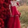 Bhumika Sharma Red Embroidered Sharara Set -Deals Toggora Store 157bs4 1