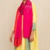 Injiri Artisanal Pink Bandhani Silk Scarf 1 Injiri Artisanal Pink Bandhani Silk Scarf -Deals Toggora Store 16523inj6 1