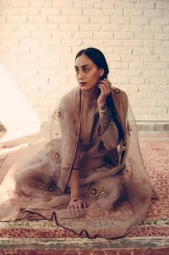 Sarang Kaur Grey Nayantara Stole 10 Sarang Kaur Grey Nayantara Stole -Deals Toggora Store 1712sk16 3