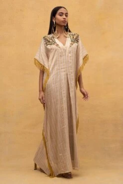 Heirloom By Rara Avis Off White Hamsa Motif Kaftan -Deals Toggora Store 171ra6 3