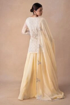 Ahilian Yellow Floral Kurta-sharara Set -Deals Toggora Store 18124an18 5