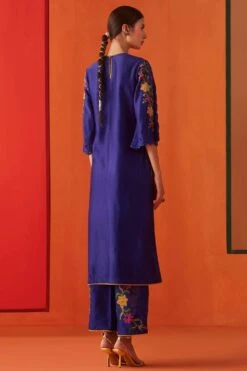 Chandrima Cobalt Blue Applique Pants -Deals Toggora Store 18823ca18 3