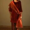 Shorshe Handloom Tissue Red Stole 2 Shorshe Handloom Tissue Red Stole -Deals Toggora Store 1910s22 1