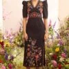 Chandrima Black Threadwork Dress -Deals Toggora Store 20032023ca31 1