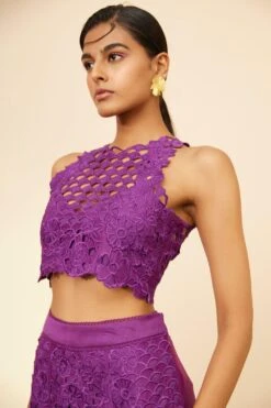 Chandrima Purple Cutwork Skirt 9 Chandrima Purple Cutwork Skirt -Deals Toggora Store 20032023ca62 4
