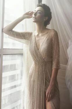 Sharnita Nandwana Kate Silver Gown -Deals Toggora Store 2011shn 0089234 4