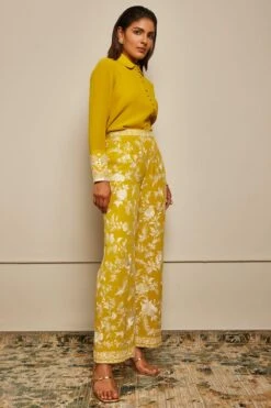 PATINE Mustard Yellow Classic Gara Straight Pants 7 PATINE Mustard Yellow Classic Gara Straight Pants -Deals Toggora Store 204pa21 2