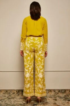 PATINE Mustard Yellow Classic Gara Straight Pants 9 PATINE Mustard Yellow Classic Gara Straight Pants -Deals Toggora Store 204pa21 4