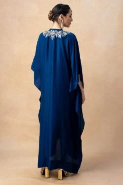 Jayanti Reddy Blue Zardosi Embellished Kaftan -Deals Toggora Store 20723jr6 5