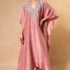 Jayanti Reddy Peach Zardosi Embroidered Kaftan -Deals Toggora Store 2104jr05 1