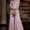 Ritika Mirchandani Lavender Hand Embroidered Sharara Set