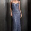 Rohit Gandhi + Rahul Khanna Azure Blue Cosmic Fishtail Gown -Deals Toggora Store 2124rgrk7 1