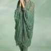 Divya Aggarwal Green Mirrorwork Kaftan Set -Deals Toggora Store 21723da10 1
