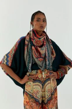 Aseem Kapoor Multicoloured Tribal Printed Scarf -Deals Toggora Store 2211ask42 3