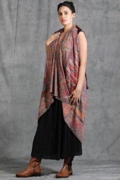 Dusala India Multicoloured Handwoven Cashmere Stole 8 Dusala India Multicoloured Handwoven Cashmere Stole -Deals Toggora Store 2211dus1 3