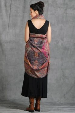 Dusala India Multicoloured Handwoven Cashmere Stole 9 Dusala India Multicoloured Handwoven Cashmere Stole -Deals Toggora Store 2211dus1 4