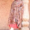Dusala India Multicoloured Handwoven Cashmere Kalamkari Stole