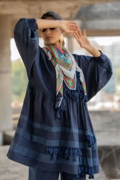 Pooja Keyur White Paradise Scarf -Deals Toggora Store 222pok24 5