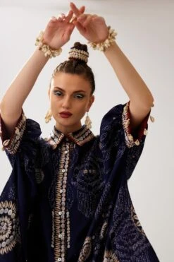 Rajdeep Ranawat Kamara Floral Kaftan Set -Deals Toggora Store 230623rr14 4