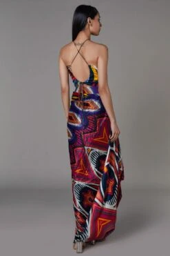 Saaksha & Kinni Abstract Print Hand Micro Pleated Asymmetric Skirt 5 Saaksha & Kinni Abstract Print Hand Micro Pleated Asymmetric Skirt -Deals Toggora Store 253sk44 2