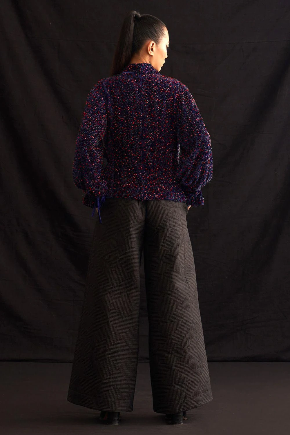 Amrich Mika Quilted Wide Leg Trousers 8 Amrich Mika Quilted Wide Leg Trousers - Image 6