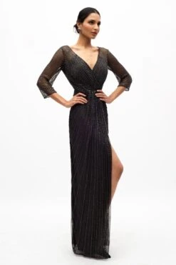 Sharnita Nandwana Black Embellished Gown -Deals Toggora Store 270623sn01 3