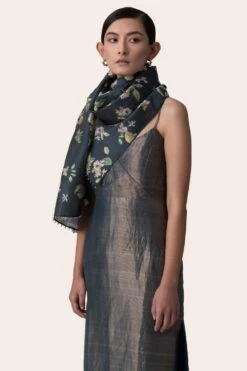 November Noon Citrus Heat Navy Blue Scarf -Deals Toggora Store 271nn25 4