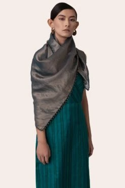 November Noon Jasmine Midnight Blue Scarf -Deals Toggora Store 271nn26 4