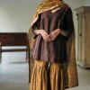 Shorshe Antique Gold Handloom Tissue Stole -Deals Toggora Store 2812sho28 1