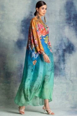 Rajdeep Ranawat Multi-coloured Silk Kaftan 10 Rajdeep Ranawat Multi-coloured Silk Kaftan -Deals Toggora Store 2912rd14 4