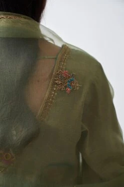 Rhua Green Handwoven Sharara Set -Deals Toggora Store 296rhu2 4