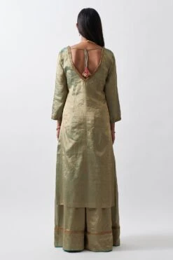 Rhua Green Handwoven Sharara Set -Deals Toggora Store 296rhu2 5