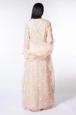 Devika Bhayana Pink Embroidered Sharara Set With Ruffle Dupatta -Deals Toggora Store 297 devb3 4