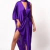 Stephany Purple Kaftan Style Dress -Deals Toggora Store 297step3 1