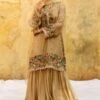 Niti Bothra Ivory Floral Applique Sharara Set -Deals Toggora Store 30323nb2 1